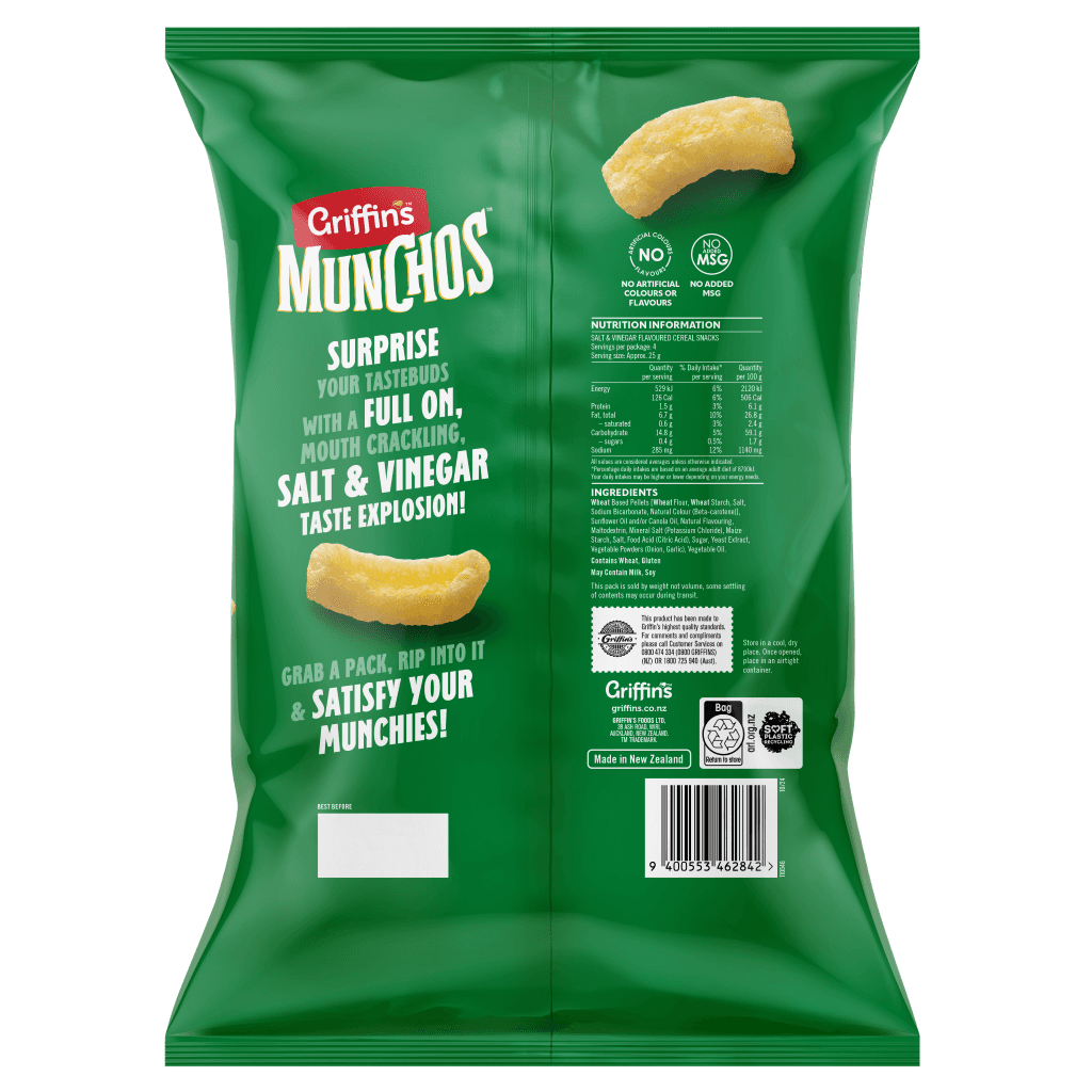 46284 Munchos Salt Vinegar 12x100g 3D BACK
